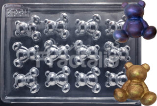 Molde osos pequeños x12