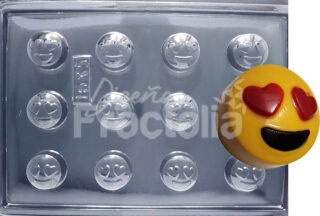Molde emojis enamorados bombones