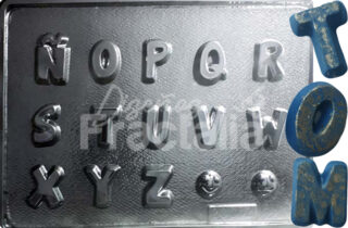 Molde especial abecedario N a Z