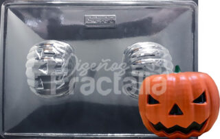 Calabaza 3d Molde-Contramolde-Siliconado