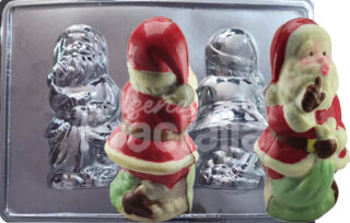 Molde Papa noel 3d