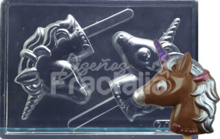Molde paleta unicornio
