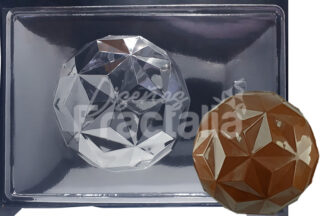 Molde Esfera Facetada Grande