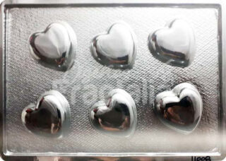 Molde corazones profundos