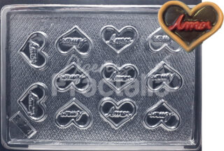 Molde Corazon amor