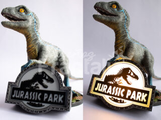 Lámpara blue Jurassic Park