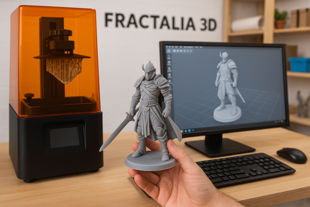 Imagen destacada para Cuándo usar impresión 3D en resina para figuras detalladas | Fractalia 3D