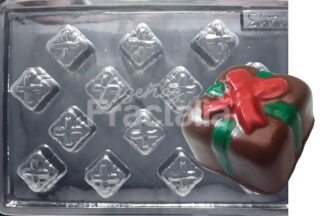 Molde bombon regalo navideno