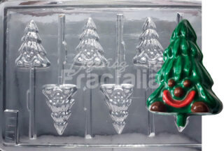 Molde arbol navideno sonriente