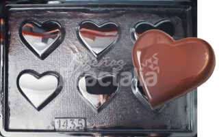 Molde corazones biselados
