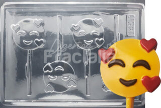 Molde emoji corazones