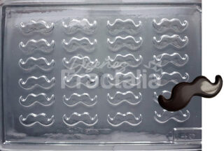 Molde mostacho para fresas