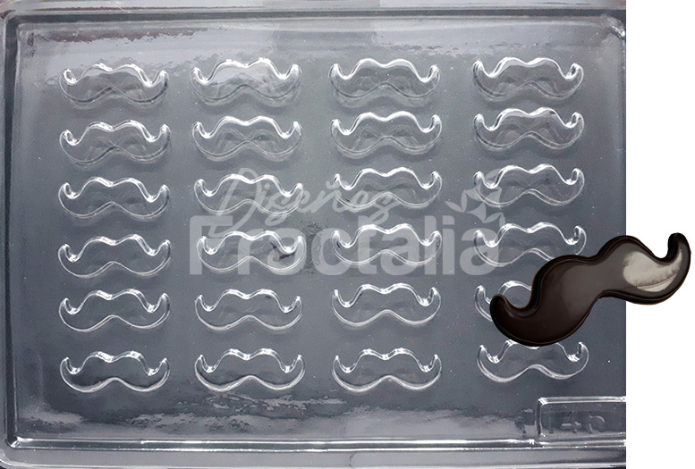 Molde mostacho para fresas