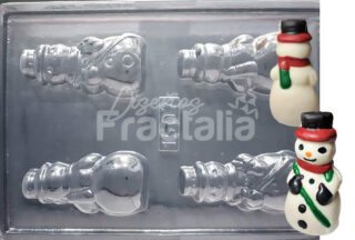 Molde mono de nieve 3d