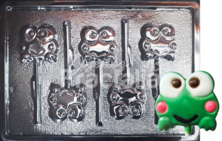 Molde Personajes Rana keroppi