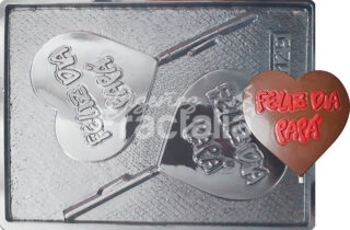 Molde corazon feliz dia papa