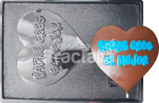 Molde Corazon padre eres el mejor